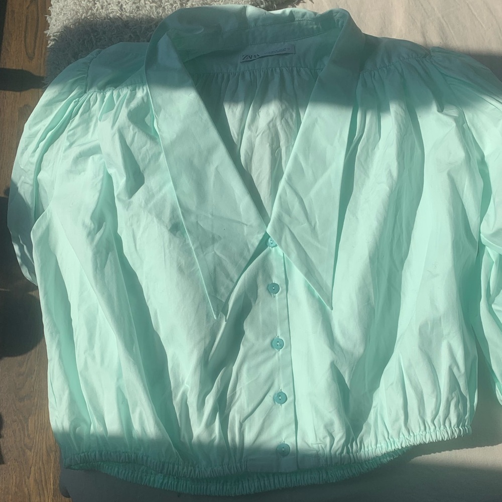 Zara Blouse with stylist neck